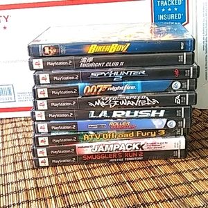 Play station 2 games and dvd